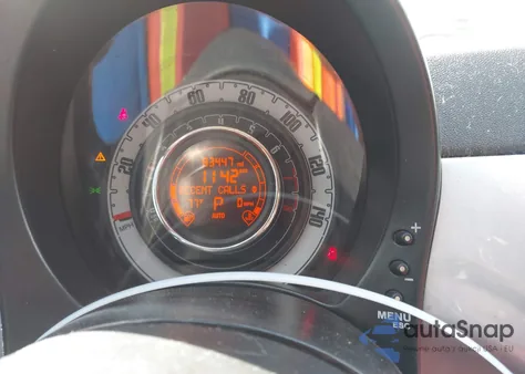 2012 Fiat 500C Lounge z USA, uszkodzony, nr VIN 3C3CFFER4CT260659